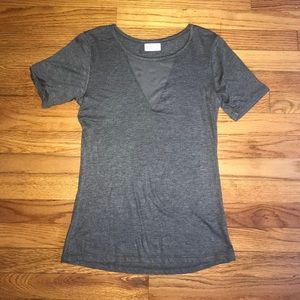 🤖 Mesh V-neck tee 🤖